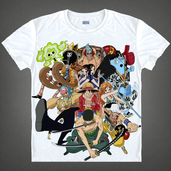 Мъжки тениски на One Piece - 17 модела
