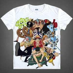 Мъжки тениски на One Piece - 17 модела