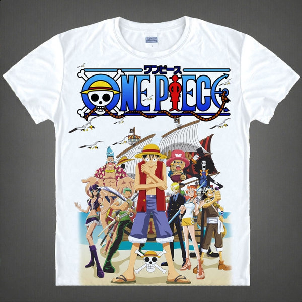 Мъжки тениски на One Piece - 17 модела