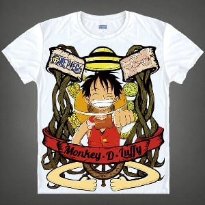 Αντρικά T-shirts One Piece - 17 μοντέλα