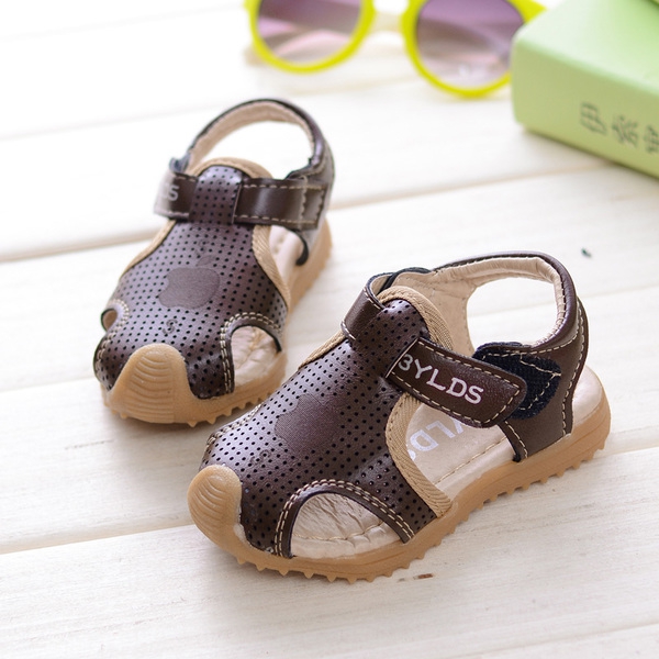 Детски сандали за момчета от изкуствена кожа 3 цвята