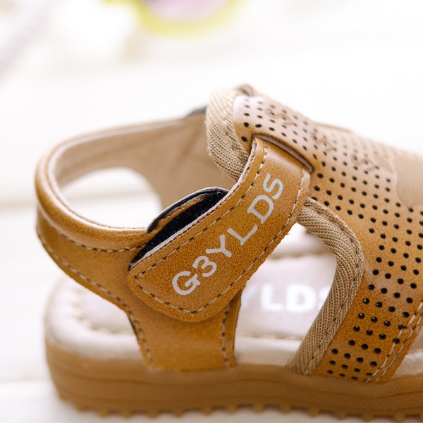 Детски сандали за момчета от изкуствена кожа 3 цвята