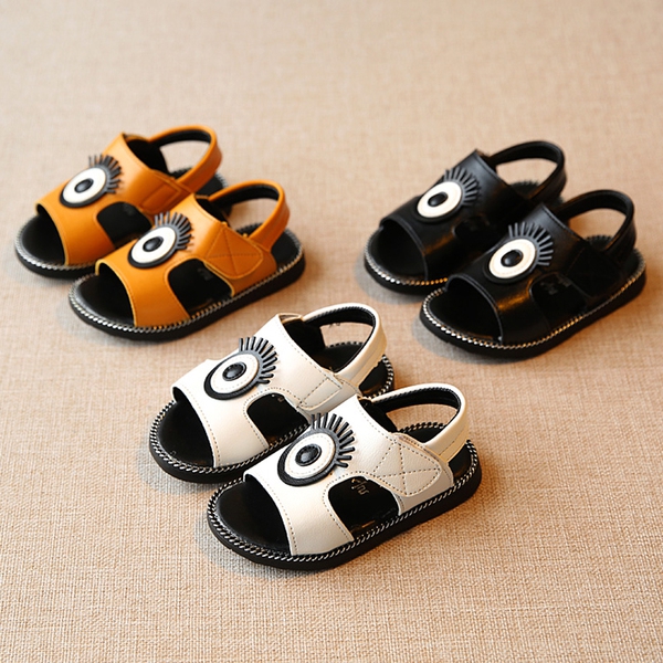 Детски сандали за момчета с  принт око 3 цвята