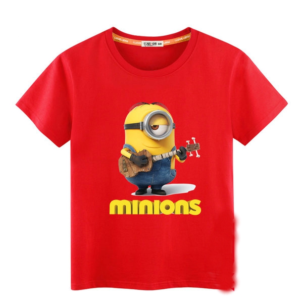 Детски памучни тениски 24 модела -различни цветове и принтове.