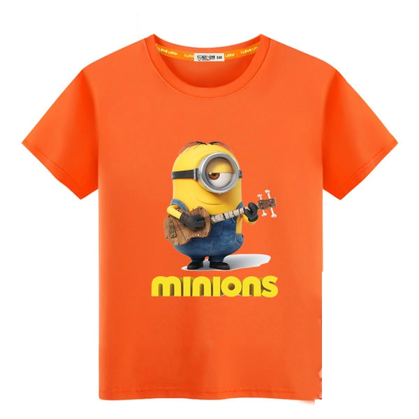 Детски памучни тениски 24 модела -различни цветове и принтове.