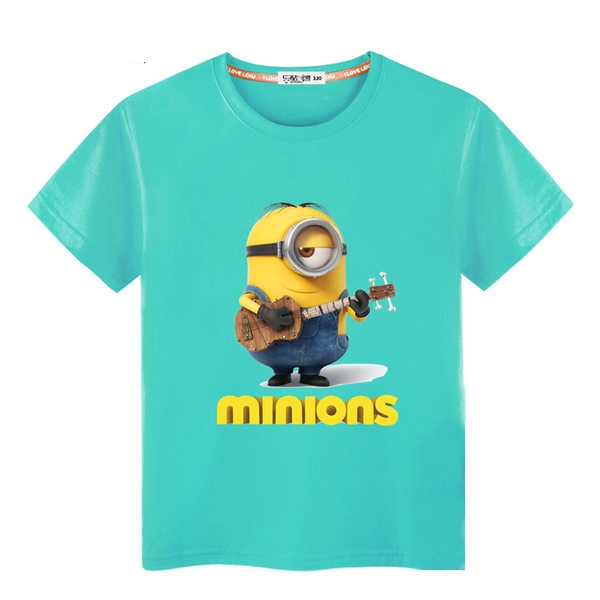 Детски памучни тениски 24 модела -различни цветове и принтове.