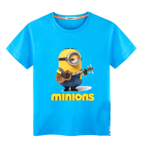 Детски памучни тениски 24 модела -различни цветове и принтове.