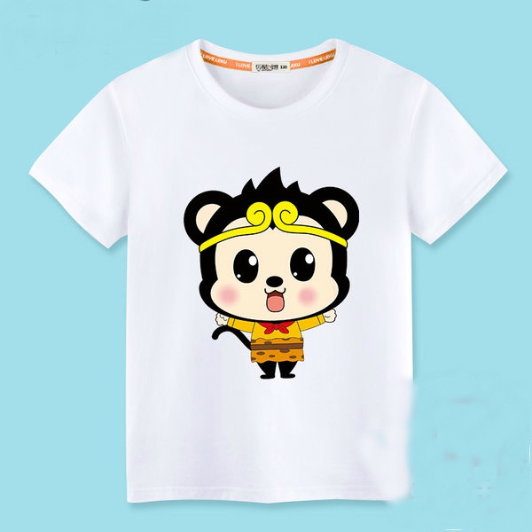 Детски памучни тениски 24 модела -различни цветове и принтове.