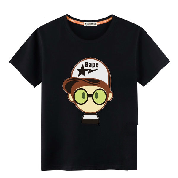 Детски памучни тениски 24 модела -различни цветове и принтове.