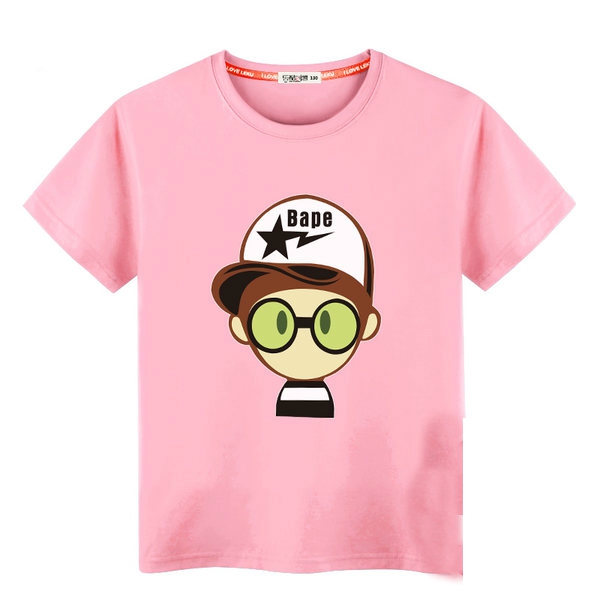 Детски памучни тениски 24 модела -различни цветове и принтове.