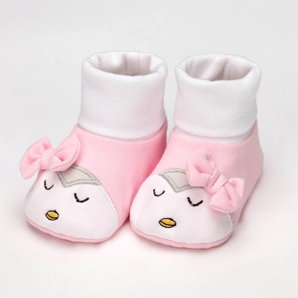 Бебешки пантофи за момичета и момчета - зайче,пингвин и мече