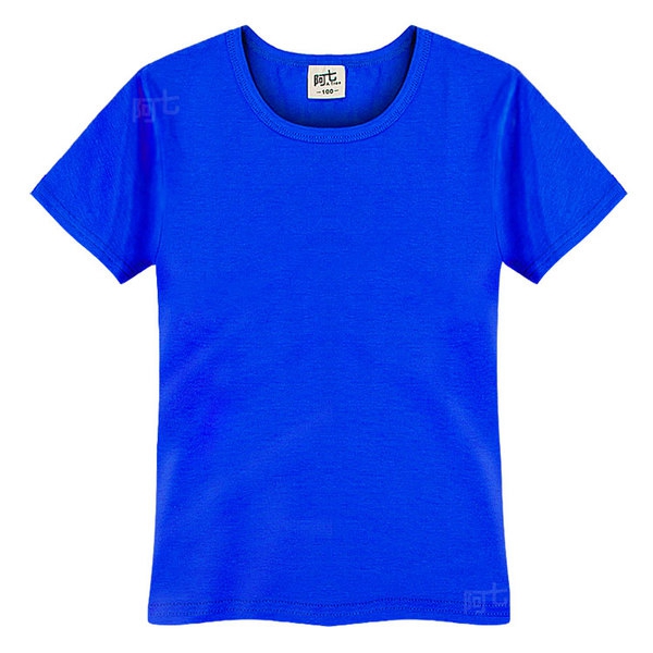 Детски памучни изчистени тениски в осем цвята.