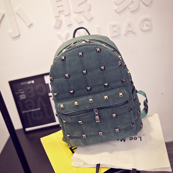 Дамски раници от изкуствена кожа - цикламен,зелен,син и сив цвят 