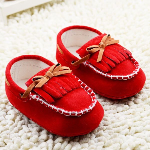 Бебешки обувки от изкуствена кожа два цвята