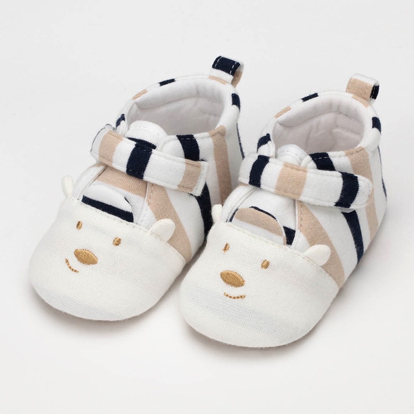 Бебешки пантофи за момичета и момчета в 4 модела - тип мече