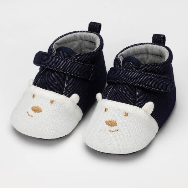 Бебешки пантофи за момичета и момчета в 4 модела - тип мече