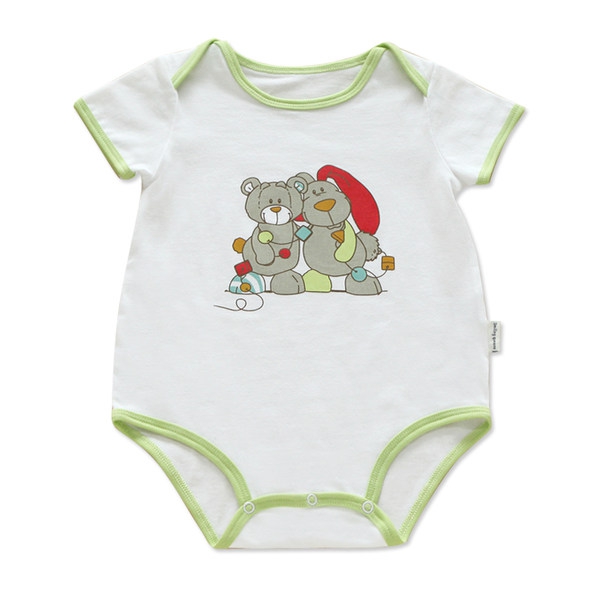 Боди с къс ръкав за бебета в розов,бял и син цвят - подходящо за момичета и момчета 