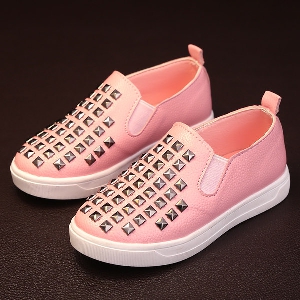 Детски ежедневни обувки за бебета и момичета - три декоративни модела в черен, розов и сребрист цвят