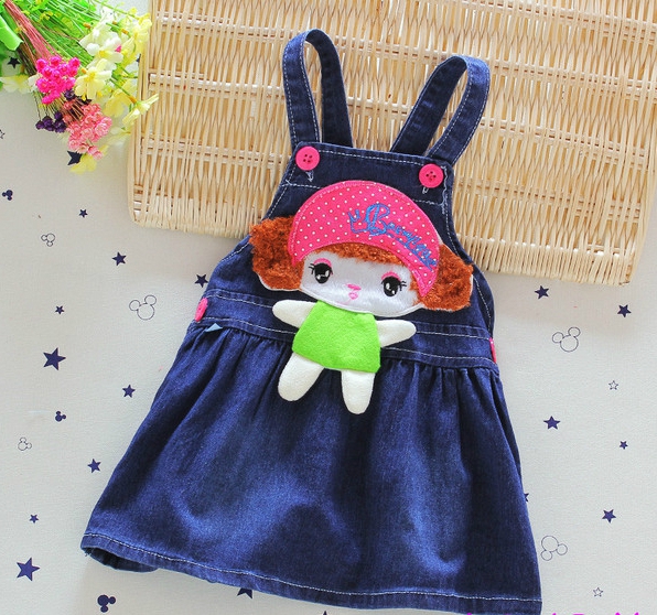 Дънкови рокли за бебета