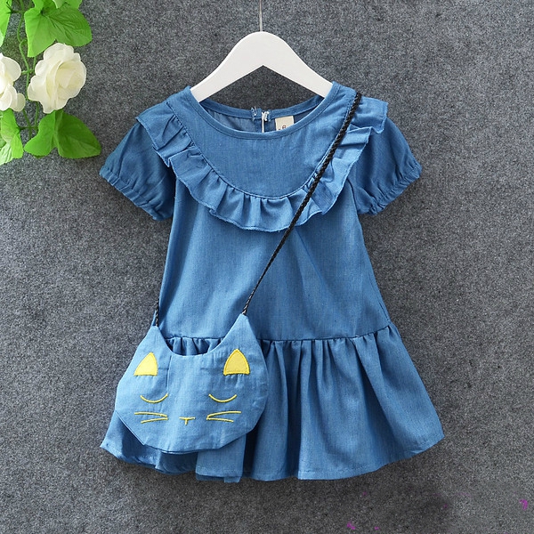 Дънкови рокли за бебета