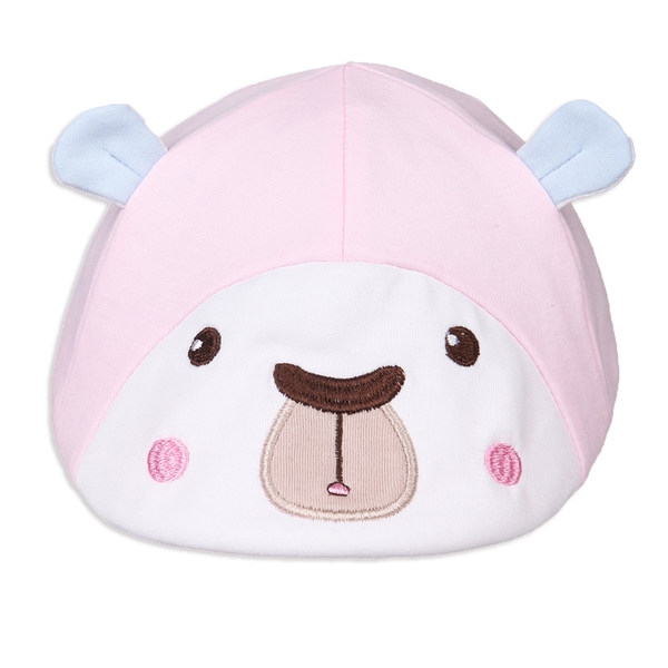 Детски шапки за момчета и момичета в розов,син и кафяв цвят - мече