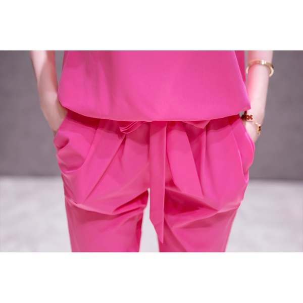 Дамски летен 3/4 гащеризон: розов, черен, оранжев, жълт, син