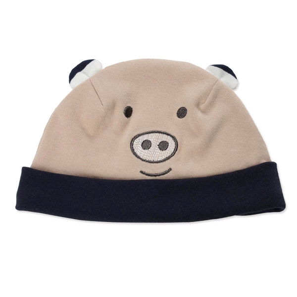 Детска шапка за момичета и момчета - прасенце