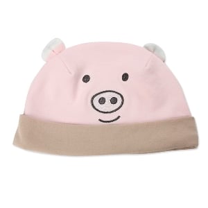 Детска шапка за момичета и момчета - прасенце