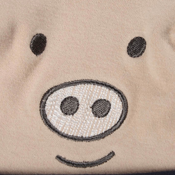 Детска шапка за момичета и момчета - прасенце