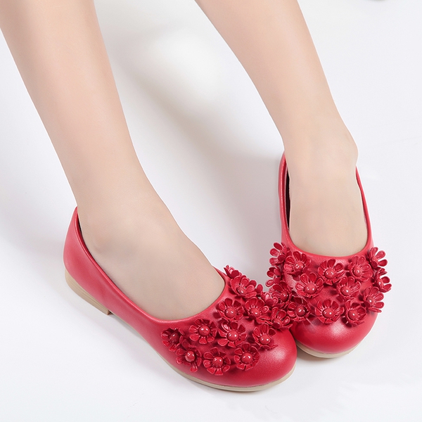 Детски обувки за момичета - 4 топ модела - бели, червени, черни, розови от изкуствена кожа