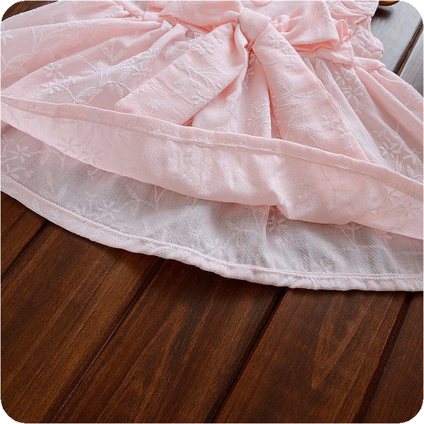 Бебешки рокли в син и розов цвят 