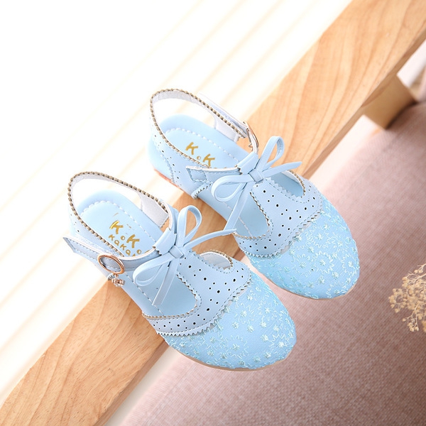 Детски топ сандали за момичета - три модела - лилави, розови, сини от изкуствена кожа за малки и големи