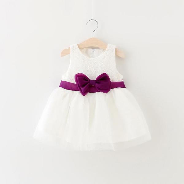 Бебешка  рокля с панделка