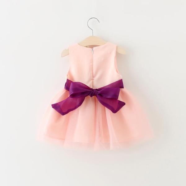 Бебешка  рокля с панделка