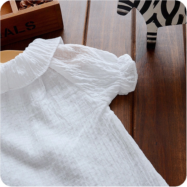 Бебешки комплект за момичета - блуза и панталони в червено и зелено