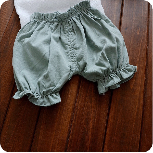 Бебешки комплект за момичета - блуза и панталони в червено и зелено