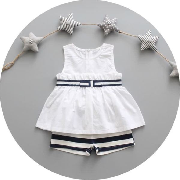 Бебешки комплект потник и къси панталони