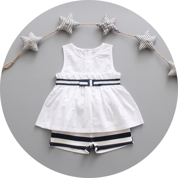 Бебешки комплект потник и къси панталони