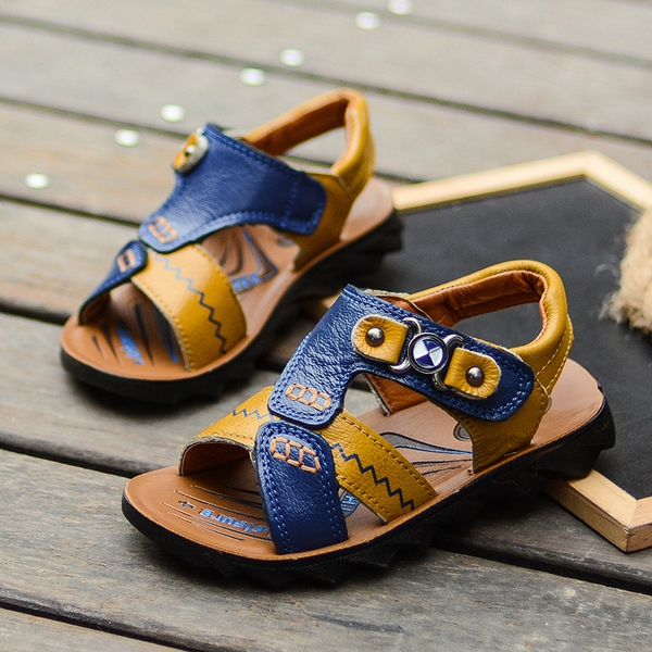 Детски сандали за момчета два цвята 