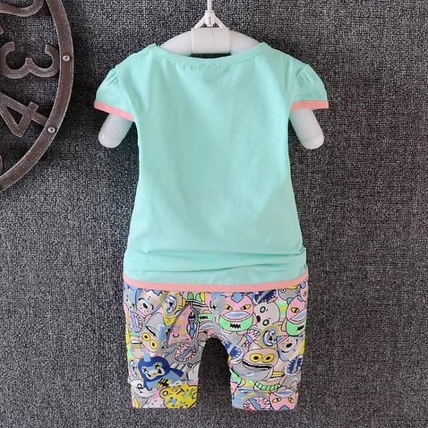 Летен бебешки комплект за момичета: розов, жълт,син