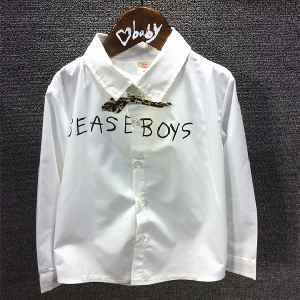 Παιδικό λευκό πουκάμισο για αγόρια