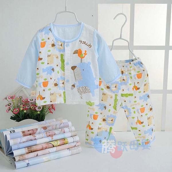 Бебешки  памучни пижами за момчета и момичета-3 модела.