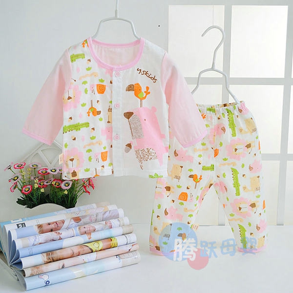 Бебешки  памучни пижами за момчета и момичета-3 модела.