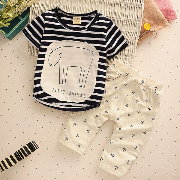 Бебешки памучни комплекти за момчета два модела.