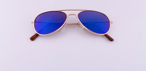 Детски летни слънчеви и цветни огледални очила за момчета и момичета - черни, сребристи, сини, дъга