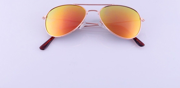 Детски летни слънчеви и цветни огледални очила за момчета и момичета - черни, сребристи, сини, дъга