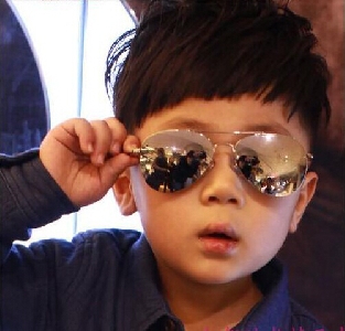 Детски летни слънчеви и цветни огледални очила за момчета и момичета - черни, сребристи, сини, дъга