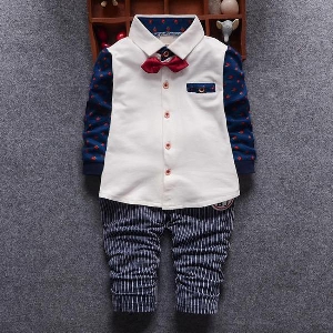 Παιδικό  κοστούμι - πουκάμισο και παντελόνι για αγόρια