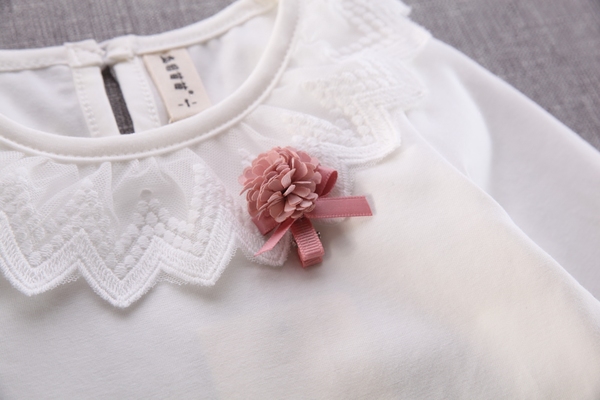 Детски тениски за момичета два модела бял цвят