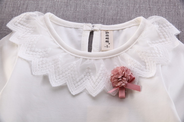 Детски тениски за момичета два модела бял цвят